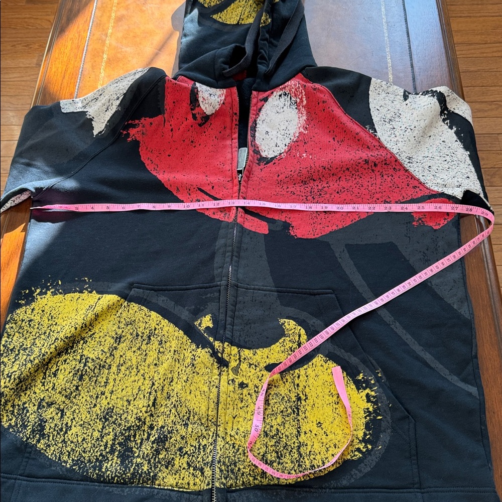 Marc Jacobs  RARE COLLECTABLE DISNEY MICKEY MOUSE OVERSIZED ZIP UP HOODIE /DRESS - Picture 15 of 16